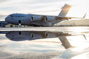 This C-17A flight might have carried some very special cargo